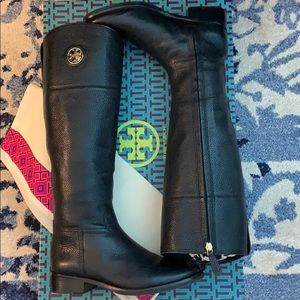 Authentic Tory Burch Junction Riding Boots